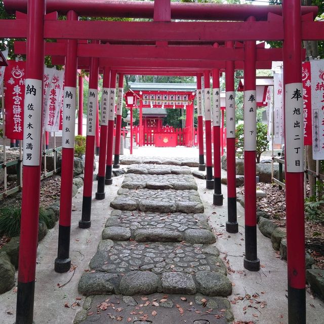 愛知旅行！「東宮稲荷社」「朱色鳥居」