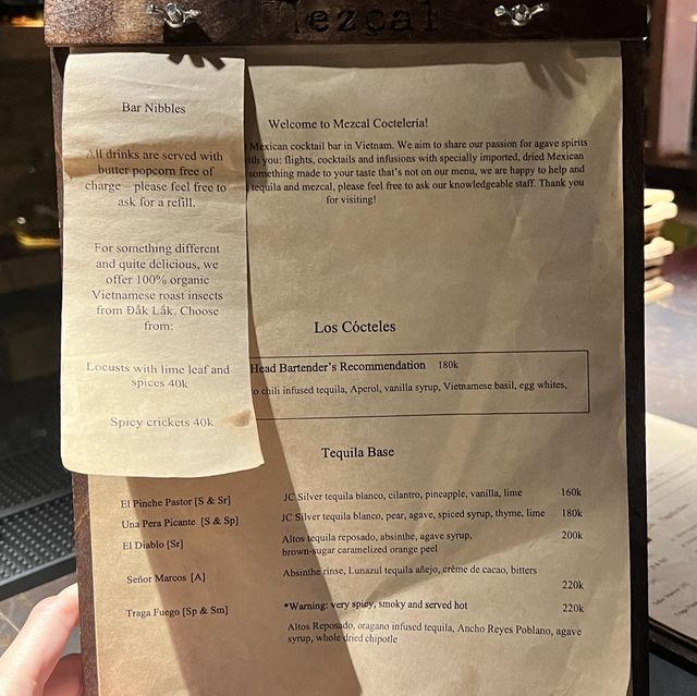 《ベトナム》メスカル(テキーラ)に拘ったイチ押しBAR!! 《ベトナム》メスカル(テキーラ)に拘ったイチ押しBAR!!