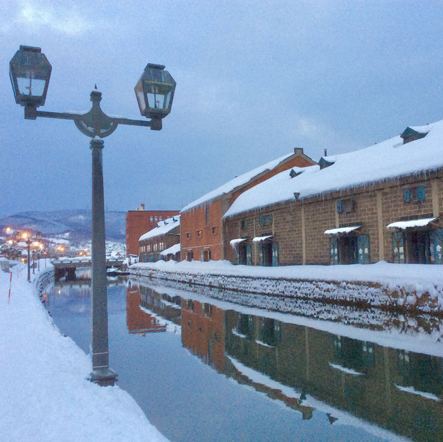 Winter Whispers Along Otaru's Canal