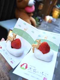 【奈良】鹿クッキーが乗ったスイーツが可愛いいちご専門店