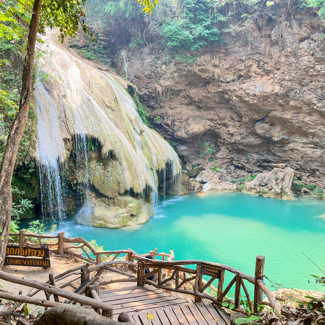 เที่ยวเมืองรอง ลำพูน น้ำตกก้อหลวง สวยตาแตก