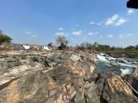 Waterfall on Mekong river