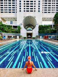 The best hotel bathtub view in Singapore 🛁🇸🇬