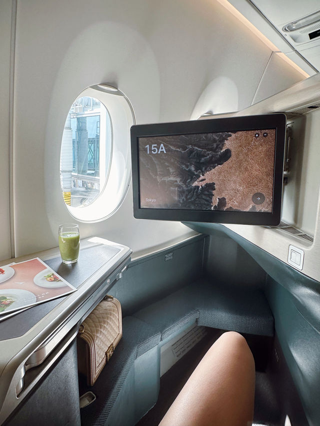 ✈️國泰航空最大商務貴賓室和商務艙體驗🤎
