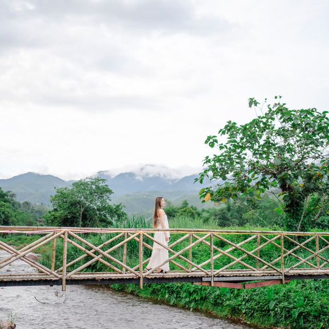 🏔️ที่พักสะปัน วิวภูเขา ติดลำธาร นอนฟังเสียงน้ำไหล