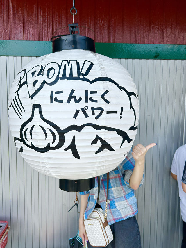 【熊本グルメ】ニンニクたっぷりの熊本ラーメン🧄