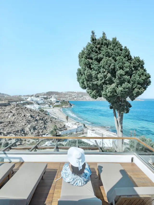 그리스 미코노스 섬에서 여유롭게 머물기.