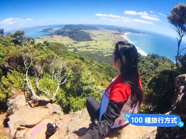 📍紐西蘭北島。Bay of islands | Whangarei head登山步道觀景