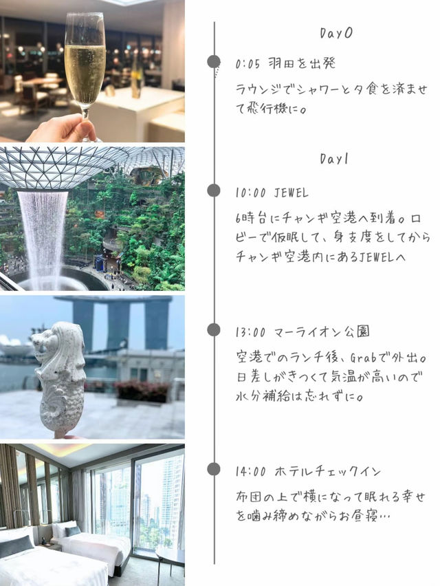 【そのまま使える】シンガポール2泊4日旅程まとめ&旅費大公開