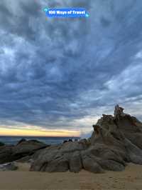 Stunning sunset beach In Los Cabos