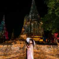 สัมผัสความงดงามของ 5 โบราณสถานยามค่ำคืนที่อยุธยา
