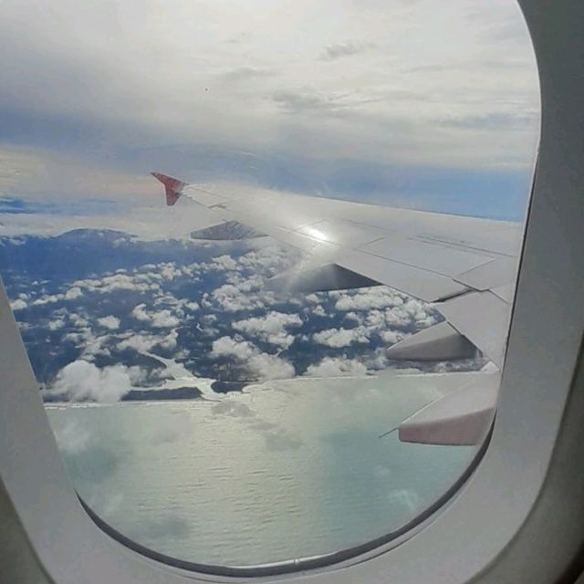 View of boarding a plane at Narathiwat Airport