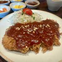 【韓国】ホンデにあるトンカツ定食が絶品の『オレのカツ』