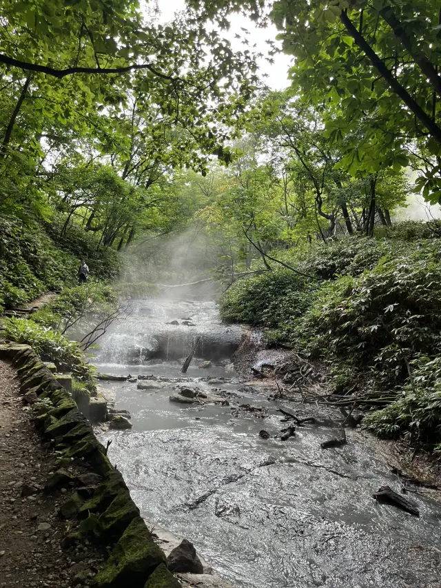 오유누마강 천연 족욕장♨️