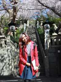 Sacred Beauty in Bloom: Kitano Tenman Shrine During Sakura Season