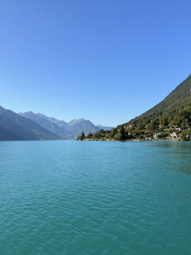 Soak in the serenity of Lake Brienz in Switzerland