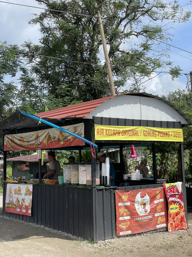 Local snacks look simple but superb appetizing
