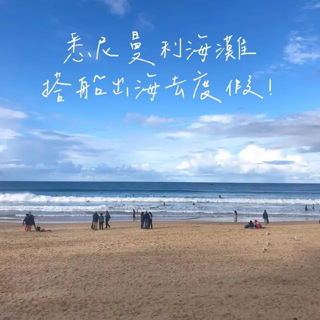 悉尼曼利海灘🏖搭船出海去度假！