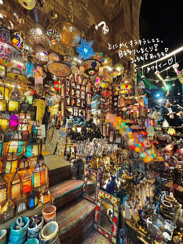 🇪🇬アラビアンナイトなエジプトの市場でお土産を買う🛍