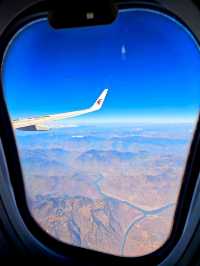 view from the sky : China Eastern airline from chengdu to kunming