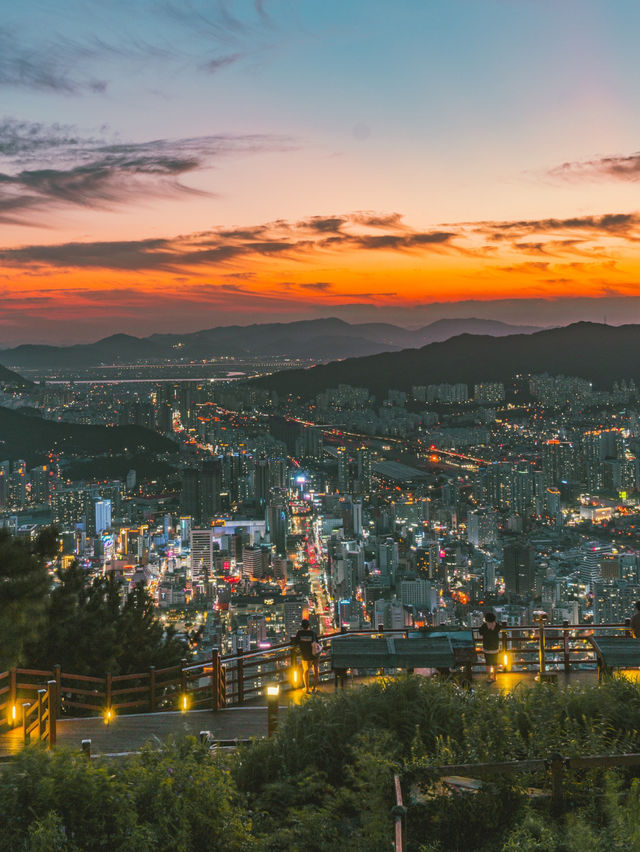 부산 여행 노을 야경맛집 황령산 코스는 필수🌆🧡