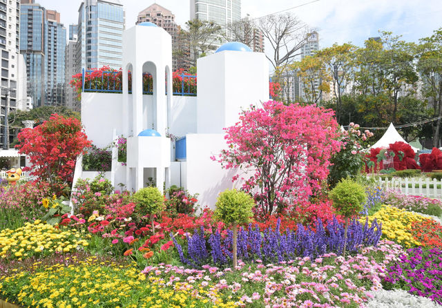 香港花卉展覽維多利亞公園揭幕