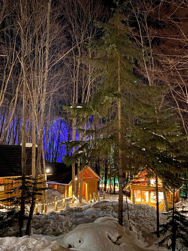 北海道富良野⛄️雪國森林精靈露台