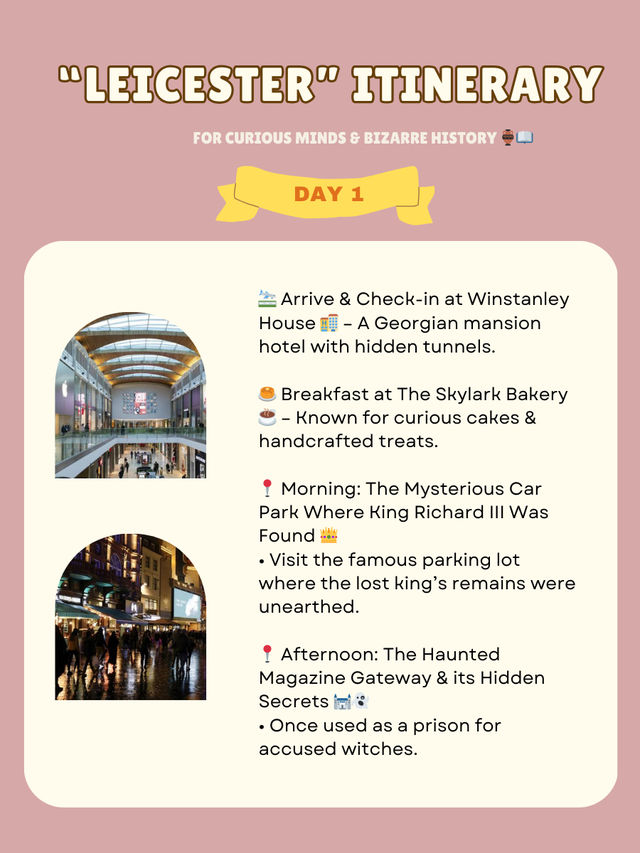 Leicester itinerary 🌷🇬🇧