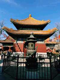 中國北京著名景點：雍和宮，適合打卡拍照📸