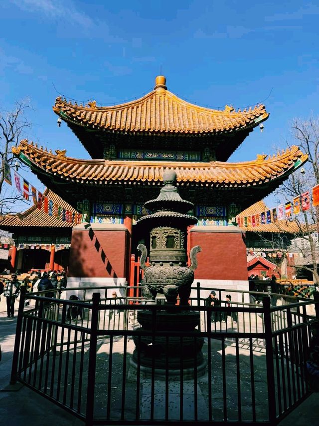 中國北京著名景點：雍和宮，適合打卡拍照📸