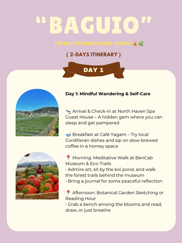 Baguio for Solo Travelers