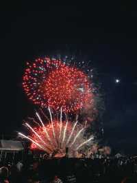 【山口🎆下関】対岸より花火が上がる‼️関門海峡花火大会