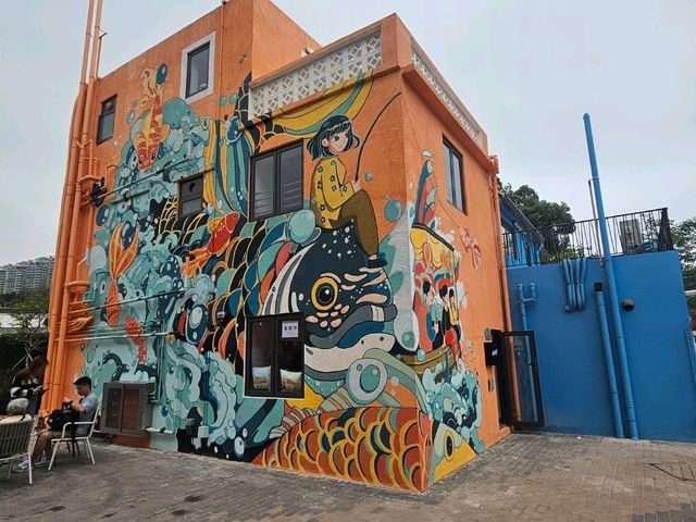 香港最新景點，超靚彩色小屋：馬灣1868