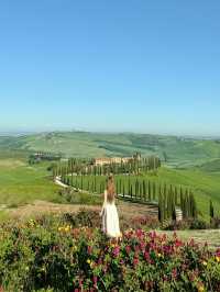 世界遺産の絶景　イタリア　トスカーナのオルチャ渓谷