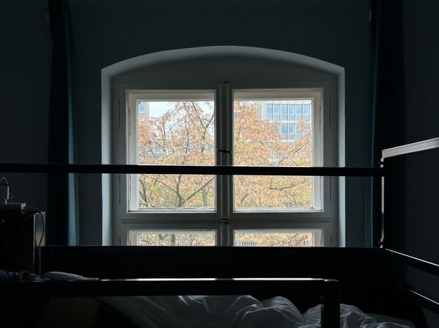Exploring Berlin in vibey hostel