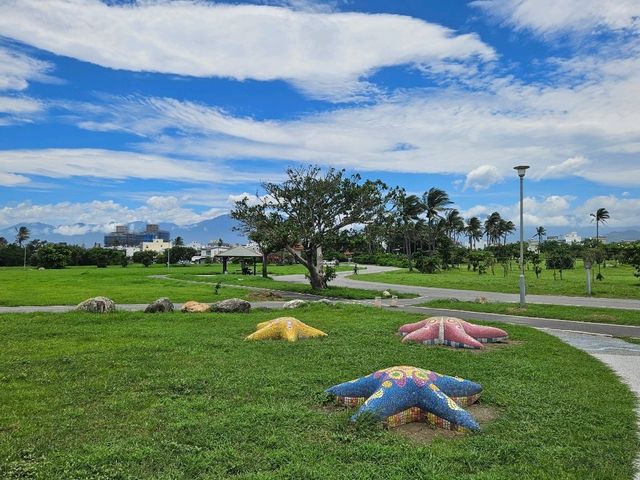 碧海藍天的好去處～台東海濱公園