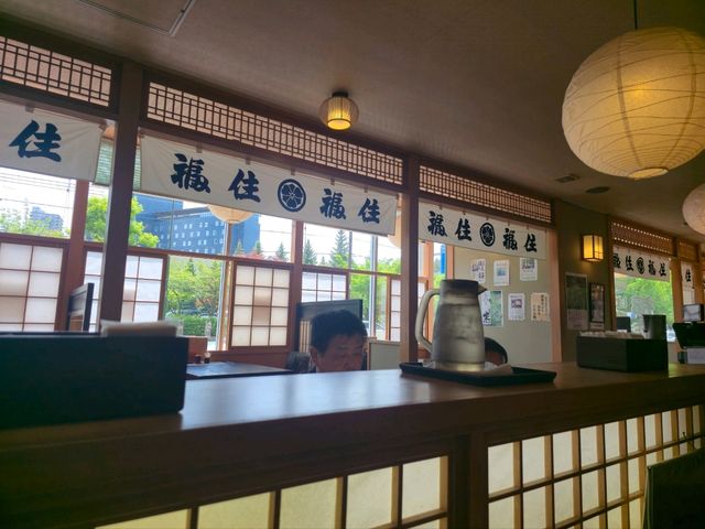 해외여행 삿포로의 소바맛집 そば処福住札幌中央店
