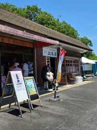惠那峽展望台旁，品嚐婆婆爺爺的溫暖味道〔三陸屋五平餅〕🍢⛰️