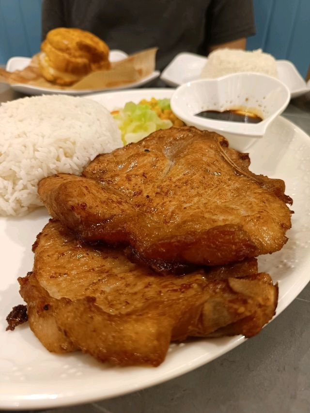 脆香油豬厚豬扒
