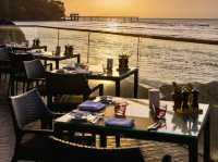 Beachfront dining at La Gritta
