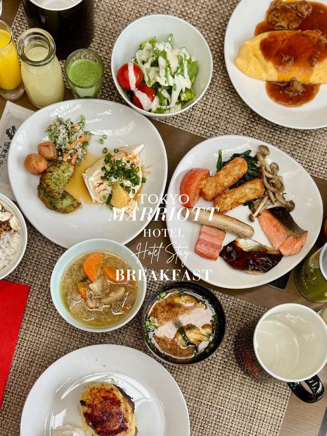 東京マリオットホテル 豪華朝食ブッフェ＆終日アルコールがいただけるクラブラウンジ