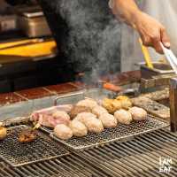 ร้านญี่ปุ่นเปิดใหม่ใช้การย่างซีฟู้ดแบบโรบาทายากิ