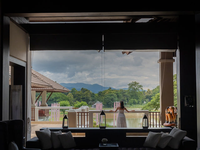 โรงแรมสไตล์ล้านนา ริมแม่น้ำกก เชียงราย 