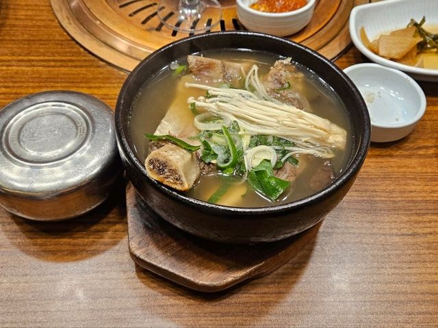 A nice and delicate Korean beef shop at Busan