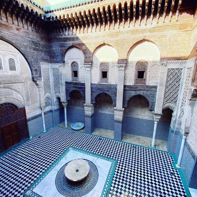 Admiring the Beauty of Medersa al-Attarine