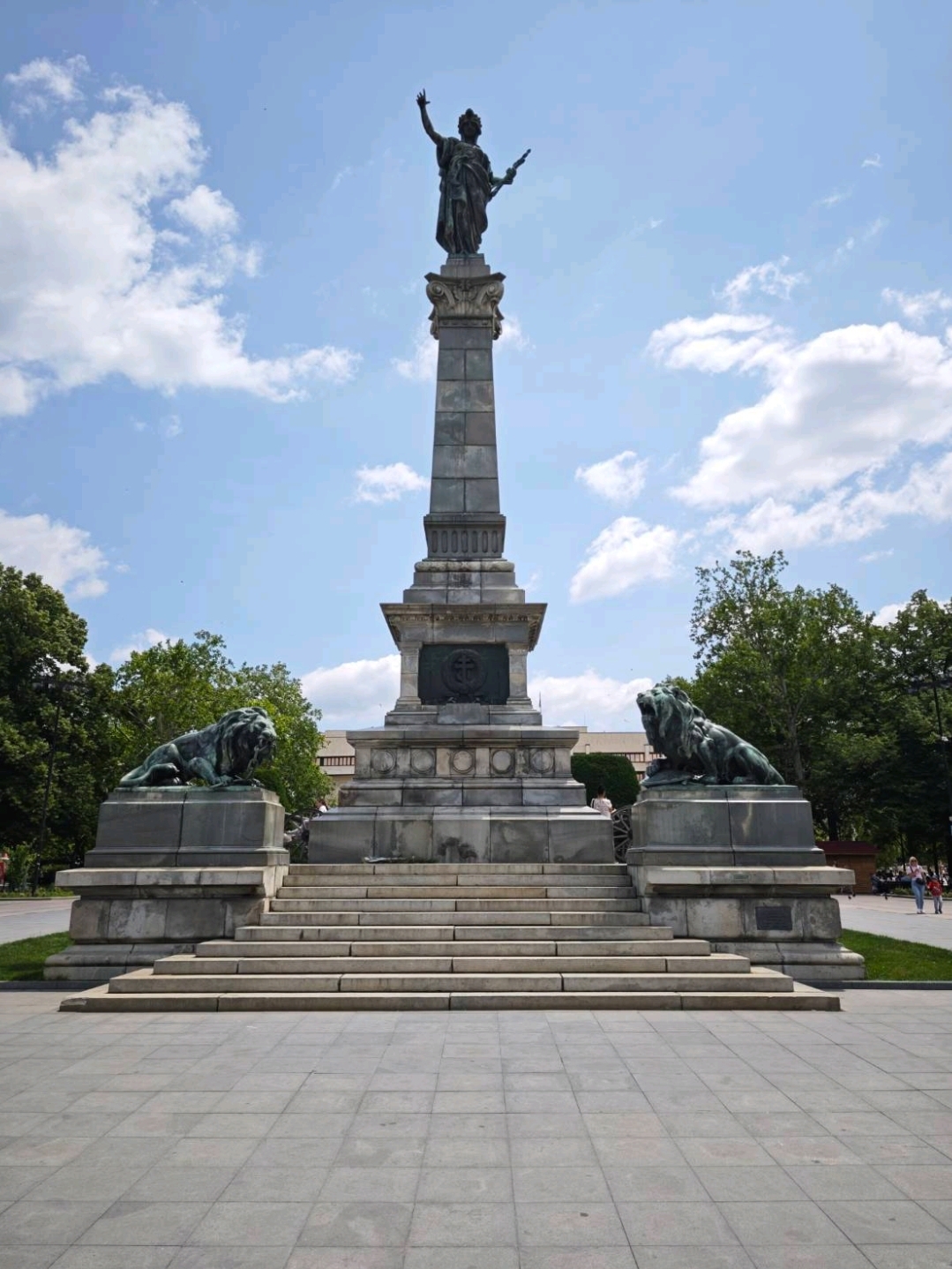 The Statue of Liberty on the Danube River - Ruse, Bulgaria
