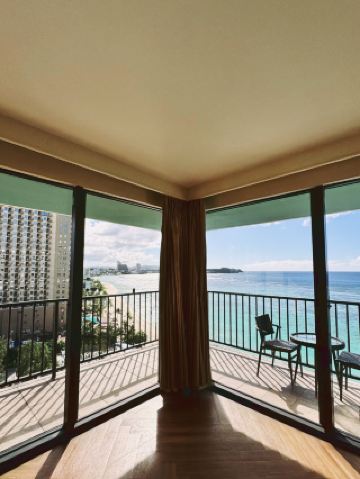 Отель Guam Reef Hotel, панорамный вид на 180 градусов.