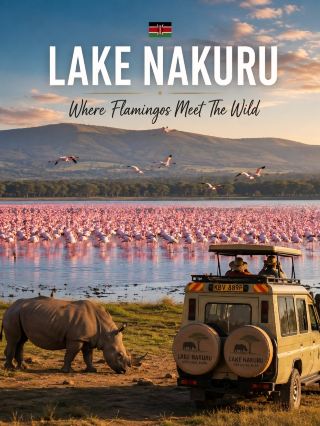 🇰🇪 Lake Nakuru | I Came Looking for Flamingos… But Found the Wild Soul of Kenya🦩🦏