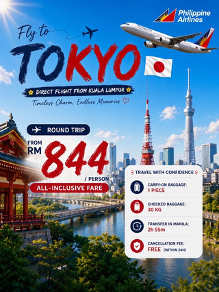 ✈️ RM844 Round Trip to Tokyo?! 🇯🇵 Time to Pack Your Bags!