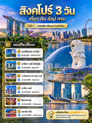 3-Day Trip to Singapore: Sightseeing, Food, and Shopping All in One Place 🇸🇬✨